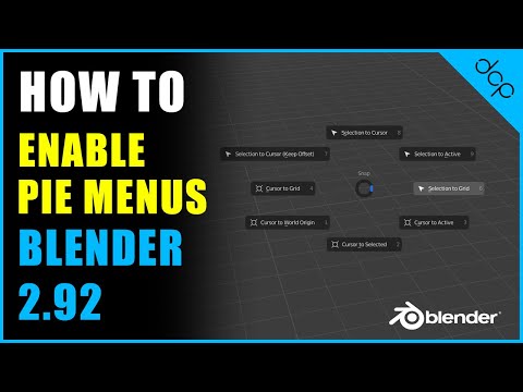 Video: Bagaimana cara membuka menu khusus di blender?