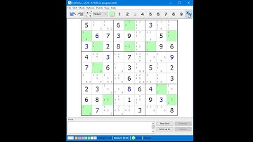 dxSudoku #23 Hodoku #3 Solving Puzzles with Hodoku