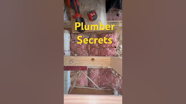 Plumbing trick. #plumber #plumbers #diy #bathroom ￼#milwaukeetool #leak #tricks