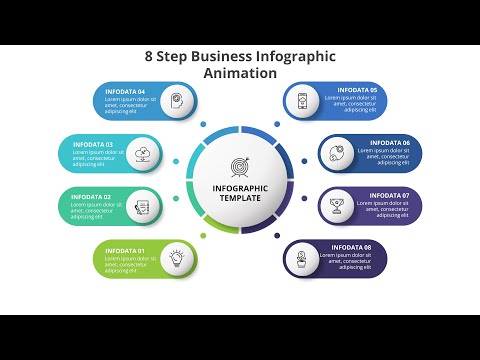 2.PowerPoint 8 Step Business Infographic Animation | Graphic Design