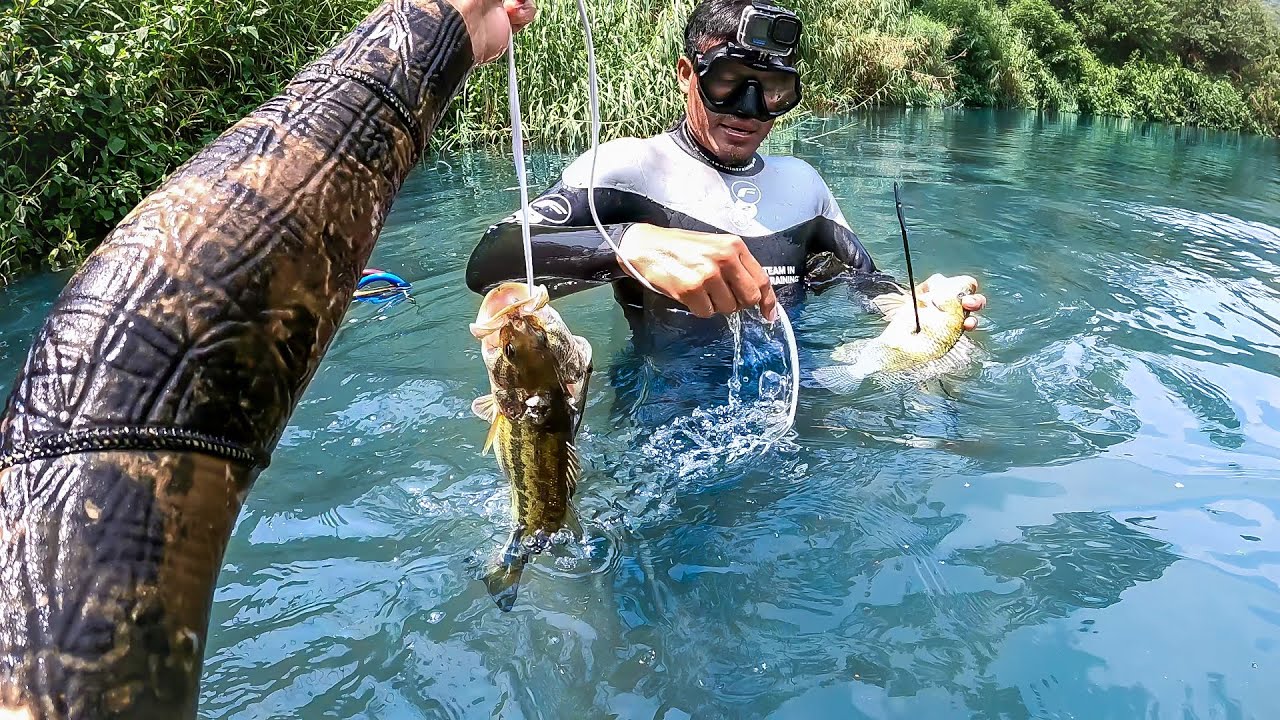 Pescando Lobinas por primera vez en un rio cristalino de Guatemala
