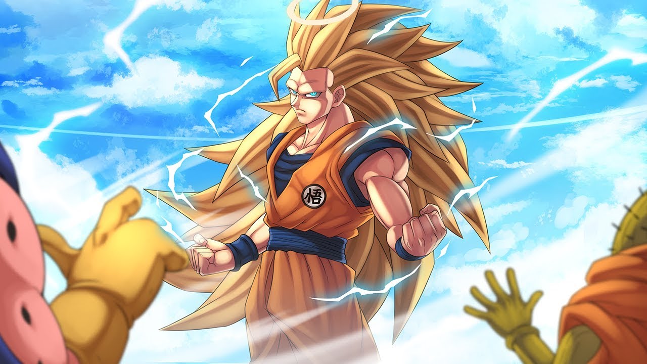 Boiling Power] Super Saiyan 3 Goku This is Super Saiyan 3!