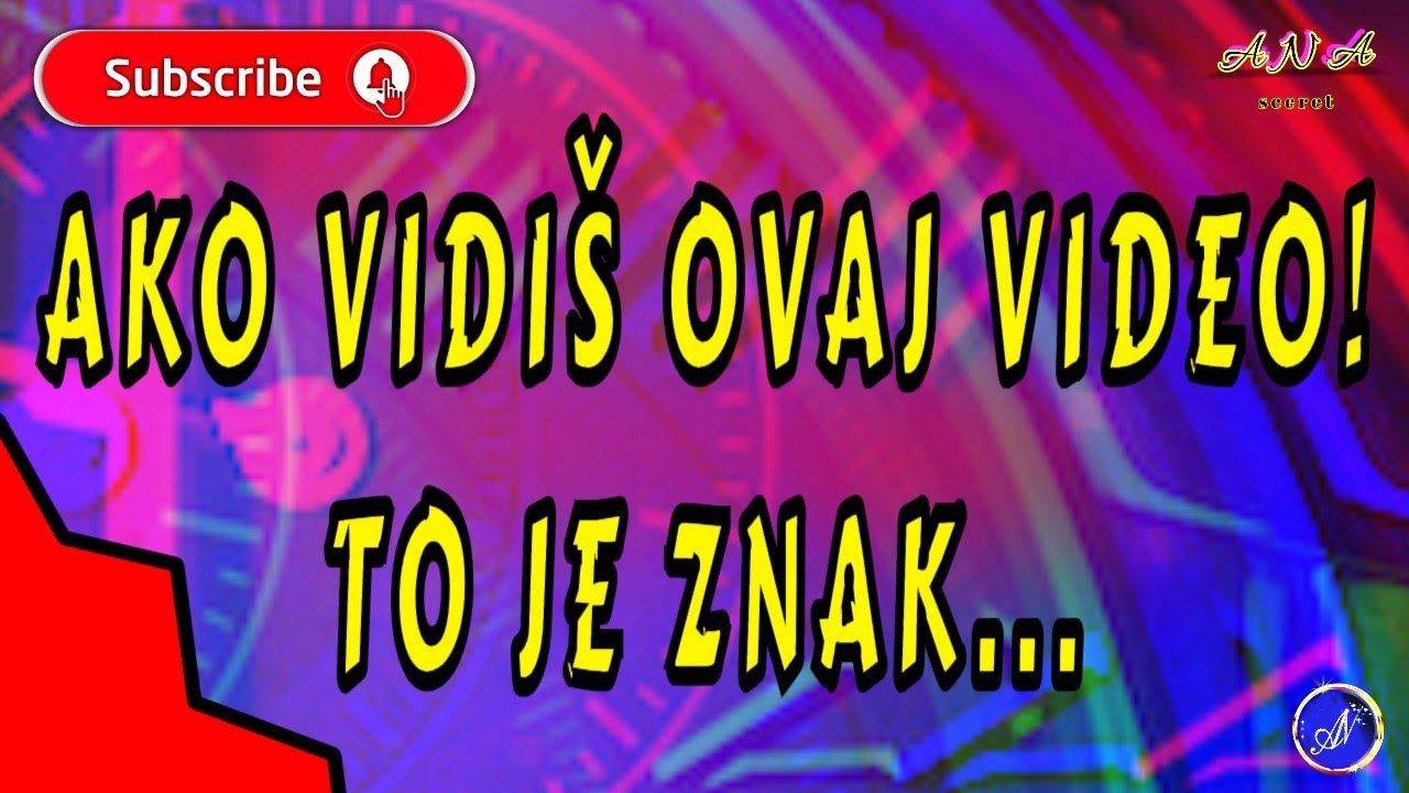 AKO VIDIŠ OVAJ VIDEO! TO JE ZNAK! #tarot