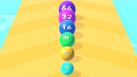 2048 Runner Balls: Ball games - All Levels Gameplay Walkthrough - iOS, Android