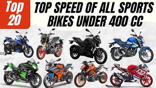 Top 20 Rank List | Fastest Sports bike under 400 CC | Don't attempt to Check