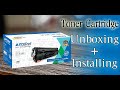 Laser toner cartridge Unboxing Installing || review 2020 during lockdown