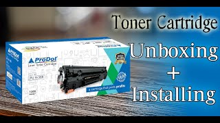 Laser toner cartridge Unboxing Installing || review 2020 during lockdown