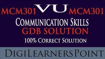Complete Solution of MCM301 GDB Fall 2019-20|Digilearnerspoint