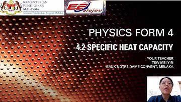 e belajau Physics 4 2 Specific heat Capacity