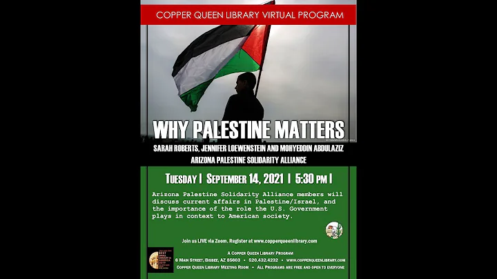 CQL Virtual Programs: Why Palestine Matters Zoom M...