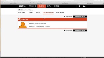 Create a Class for EnvisionMath