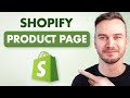 How to Customize Product Page in Shopify - Step by Step