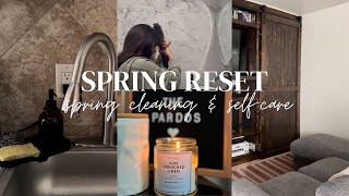 SPRING RESET  spring cleaning, closet declutter, selfcare, everything shower routine *motivational