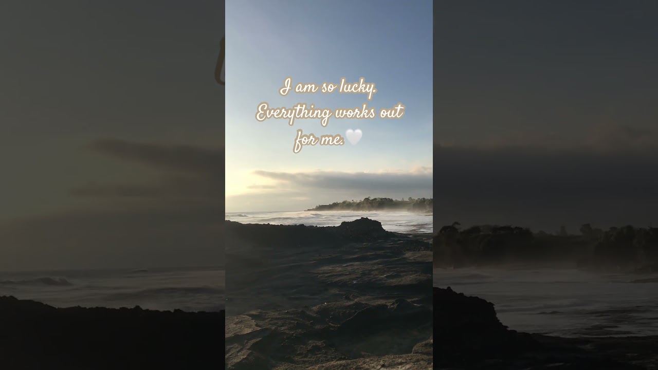 Obejrzyj The affirmation that always works out for me.🤍 #luckygirl #affirmations #lucky #butterflyquote w YouTube Obejrzyj The affirmation that always works out for me.🤍 #luckygirl #affirmations #lucky #butterflyquote w YouTube