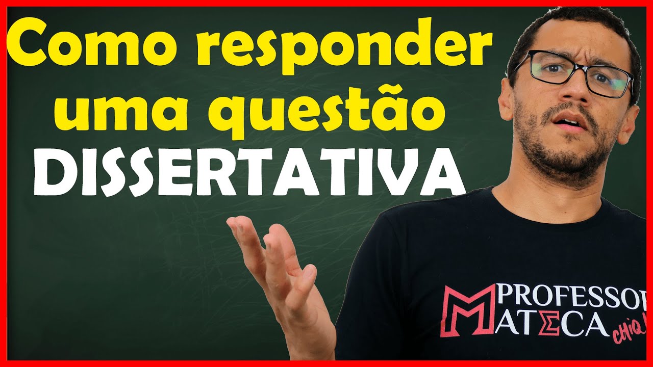 O Que é Questão Dissertativa - RETOEDU