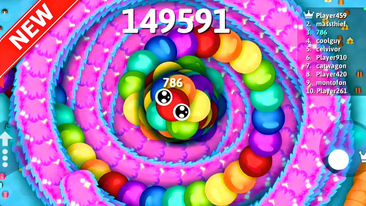 SNAKE IO🐍 RAINBOW SNAKE🌈 🐍 EPIC SNAKEIO GAMEPLAY ! Snake