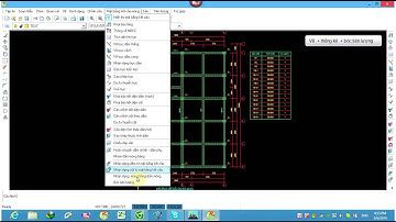 [RDcad] - Tính toán móng băng + Vẽ và thống kê móng băng + tiên lượng dự toán móng băng