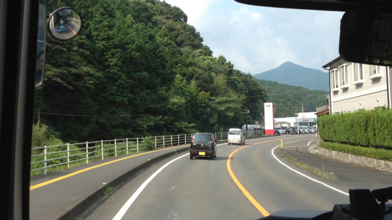 路線バス(天草) 前面展望 車窓 本渡バスセンター→下田温泉/ 九州産交 本渡850発 YouTube