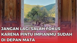 Pintu impian yang kamu harapkan sudah terbuka lebar di depan mata, jangan lagi salah fokus #tarot