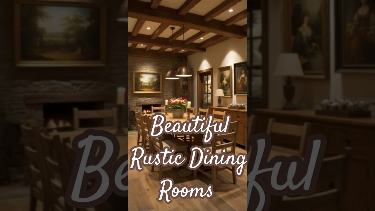 Beautiful Rustic Dining Rooms 