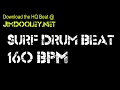 Surf Rock Beat 160 BPM Extended Drum Loop Mix
