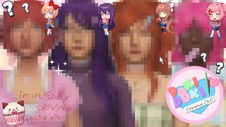 ☆ Doki Doki Literature Club Inspired Sims ✏️| Sims 4 CAS ☆