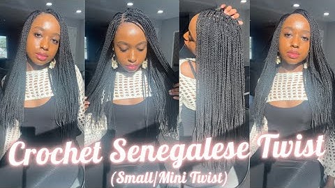 CROCHET SENEGALESE TWIST | NO LEAVE OUT  | Illusion Part | Easy Under 5 Hours | Small Twist |