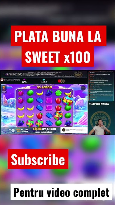 BIG WIN X100 SWEET BONANZA #aparate #pacanele #slots #casino #games