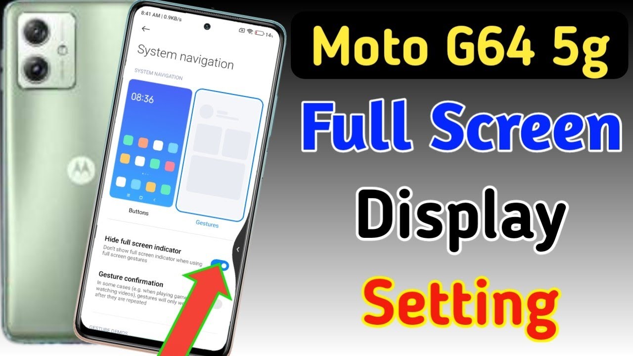 Moto G64 5g Full Screen Mode Settings How To Use Full Screen Display how-to-reset-moto-edge-plus-dt-dailytech-youtube