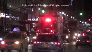 FDNY responding fire truck RESCUE OPERATIONS LOGISTIC 2015 HD ©