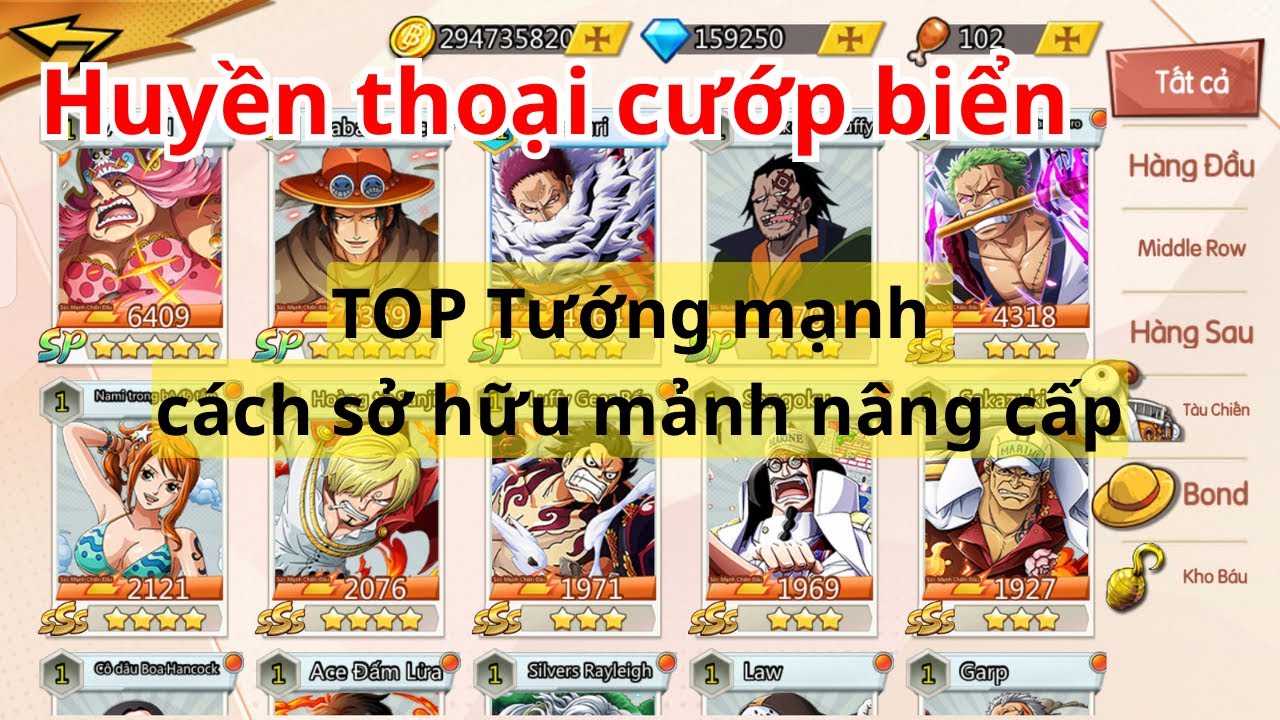 Huyền thoại cướp biển Free Top tướng và đội hình mạnh nhất hiện tại có thể bạn chưa biết #3