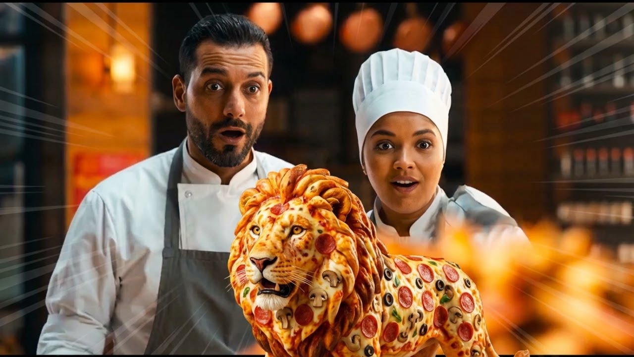 Pizza Lion: The Most Creative Food Art Ever