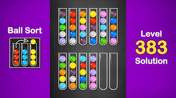 Ball Sort Puzzle Solution Level 383