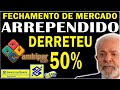 FECHAMENTO DE MERCADO AÇÃO DERRETE 50% É COMPRA #ambp3 #bbas3 #bbse3