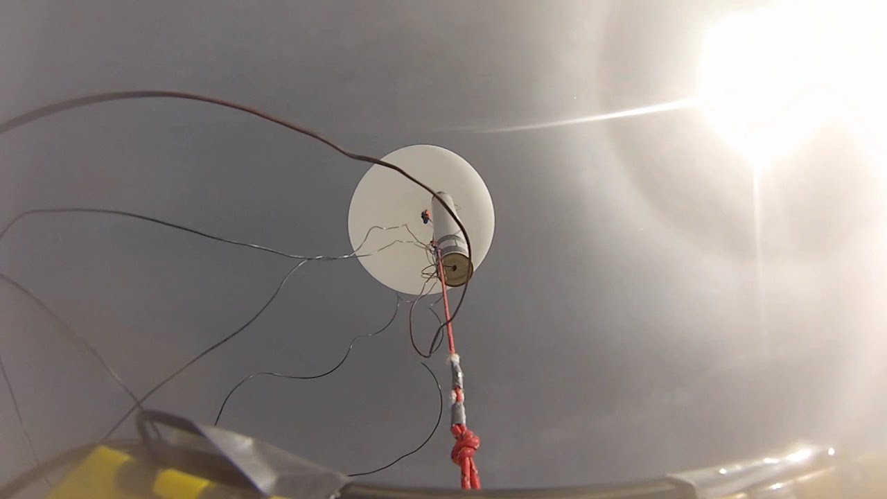 Stanford students launch highaltitude rocket from a balloon YouTube
