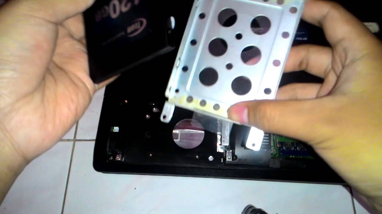 Cara Pasang SSD di Laptop ASUS A43 SJ 