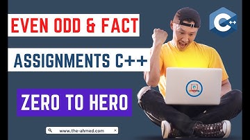 C++ Assignment: Even and Odd Numbers using For Loop | Tutorial | C++ tutorials for Beginners