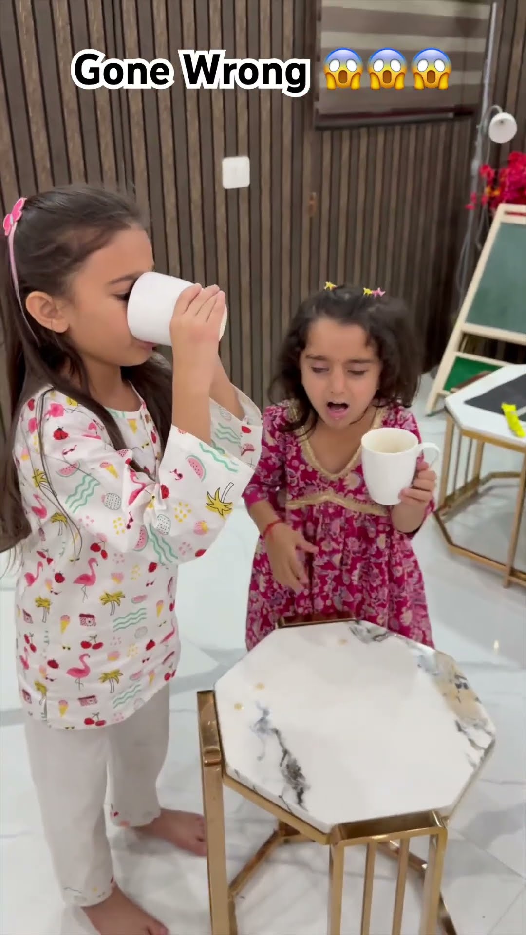 Milk challenge gone wrong ???