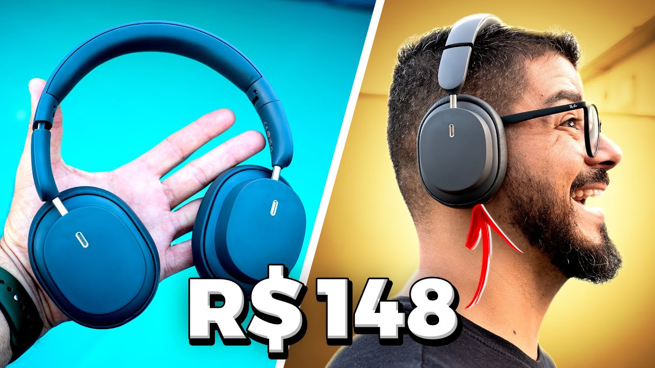 ESTE FONE É BOM E BARATO! Headphone BASEUS D05 - Review - YouTube