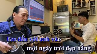 PHƯỢNG BUỒN  KARAOKE - TONE NAM  Guitar ( F )