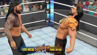 Tribal Reigns Vs God Mode Vs Roman Reigns WWE 2K23