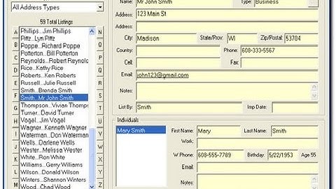 Address Book Software Solutions Provider Developer Designer Programmer Consultant Analyst Offer