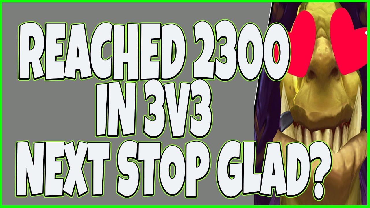 REACHED 2300 IN 3v3 NEXT STOP GLAD? - Double Affliction Warlocks Deathbolt 3v3 Oneshots 9.1.5