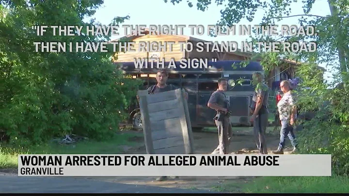 Woman arrested for alleged animal abuse
