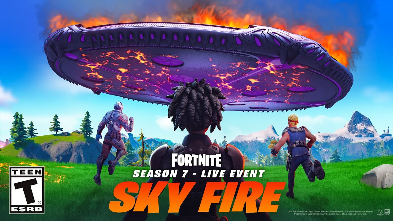 The *Live* Event Is Here! (Fortnite Sky Fire) - Youtube