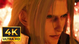 Final Fantasy 7 Rebirth - Sephiroth Burns Nibelheim 4K Cutscene