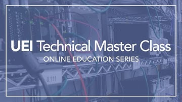 UEI Technical Master Class: Application Architecture
