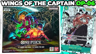 One Piece Wings of the Captain OP-06 Booster Box OPENING!