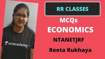 Part 9|  Important MCQs of Economics | NTA NET JRF |UGC NET | By Reeta Rukhaya