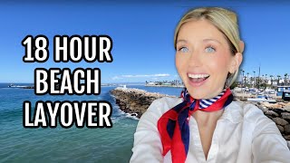 18 HOURS IN LA!! // FLIGHT ATTENDANT LIFE ✈️